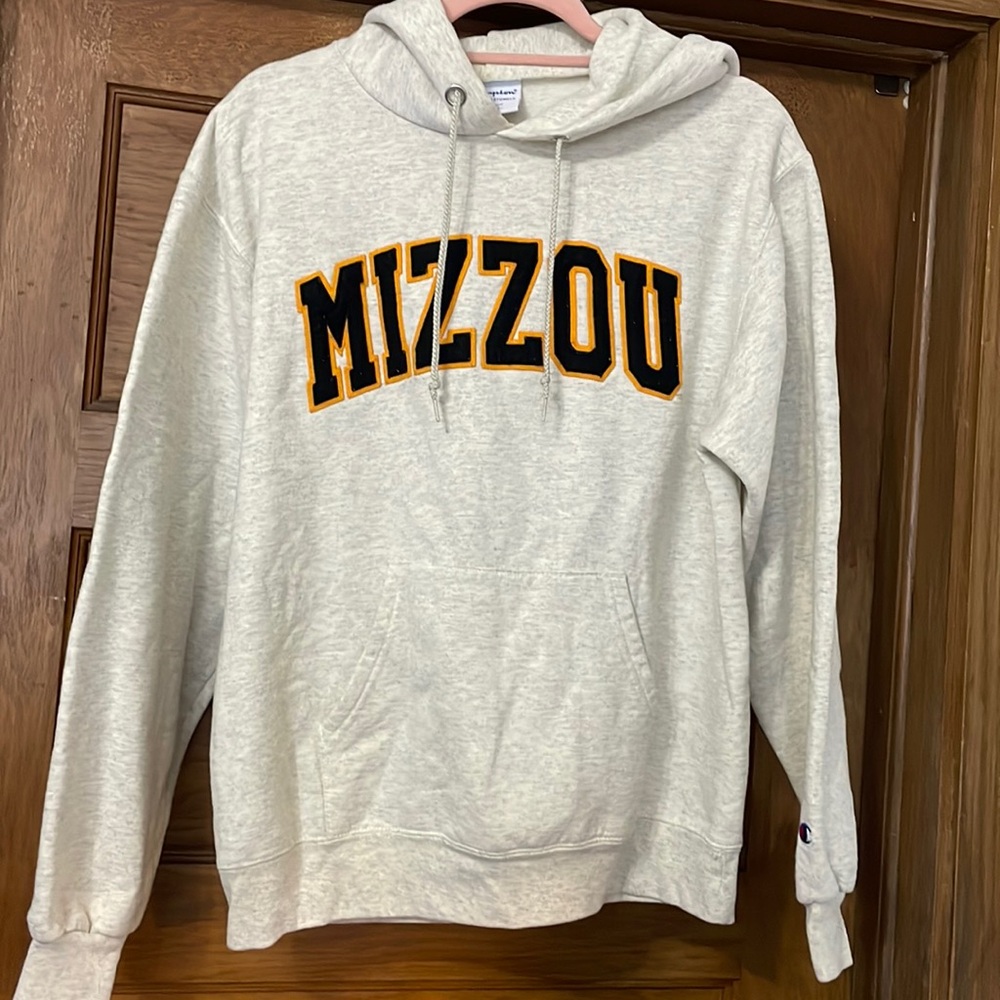 Champion Gray Mizzou Women's Hoodie